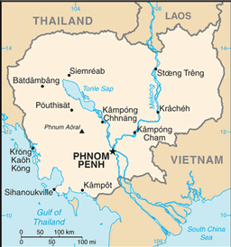 Map of Cambodia